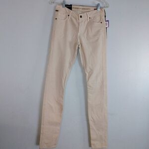 Citizens of Humanity The Avedon Beige Low Rise Skinny Slim Fit Corduroy Pants 27